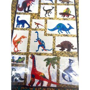 Quiltosaurus Dinosaur Quilt Pattern By Andrea Meegan 61" X 84" Finished Size Ins
